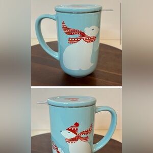 BNIB David’s Tea Nordic Tea Mug, Polar Bear